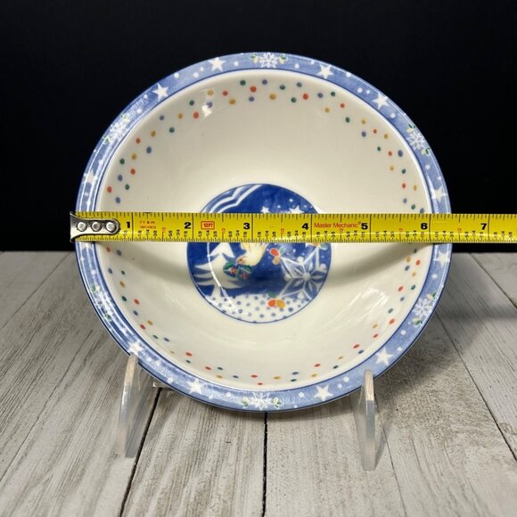 Noritake Epoch Collection Mr Snowman Cereal Dessert Bowls Christmas - Set Of 4 - Picture 3 of 3